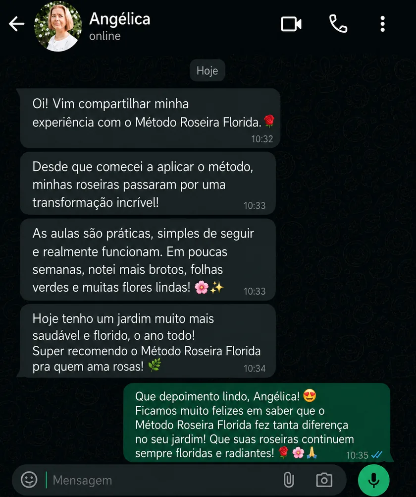 Depoimento de aluno